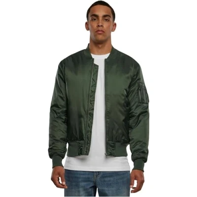 Obrázek Urban Classics Pánská bunda Basic Bomber, Olivová, 4XL