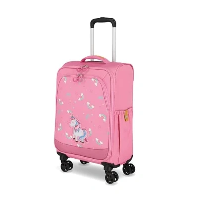 Obrázek Travelite Kinderkoffer mit 4 Rollen für Mini Weltentdecker, Handgepäck Kindertrolley MINIMOVER aus recyceltem Polyester, 55 cm, 2,0 kg