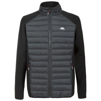 Obrázek Trespass padnoucí Saunter teplá fleecová bunda s kapucí 300 g/m2 pro pány,, černá, xl