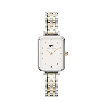 Obrázek Daniel Wellington Quadro Lumine 5 LINK Twotone Hodinky silvercoloured, Ženy, Velikost: One Size, Silver coloured