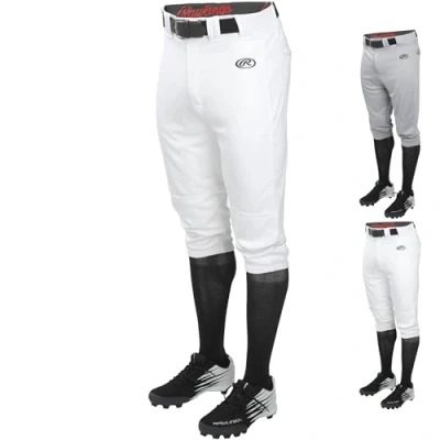 Obrázek Rawlings Launch Series Game/Practice Baseballhose für Erwachsene, einfarbig, Slip White