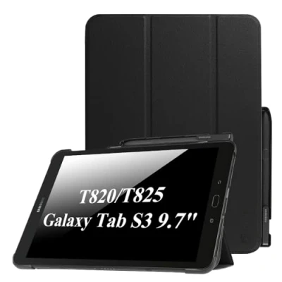 Obrázek Fintie pouzdro pro Samsung Galaxy Tab S3 T820 / T825 (9,68 palců) Tablet PC ultra tenký stojan ochranné Cover Case S funkcí automatického spánku/probuzení a integrovaným držákem Pen ,