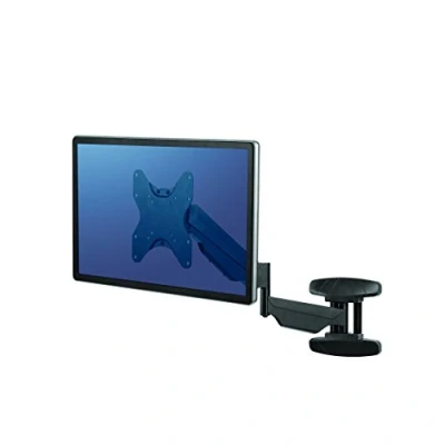 Obrázek Fellowes Nástěnný držák monitoru, s plynovou pružinou, pro obrazovky 50,8 až 106,7 cm (20 42 palců) a max. 30 kg, černý