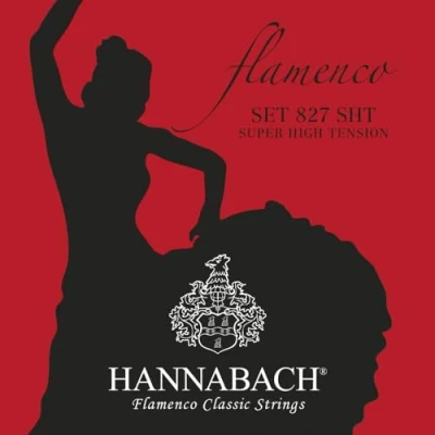 Obrázek Hannabach Struny na klasickou kytaru Flamenco série 827 Super High Tension sada Made in Germany 827SHT