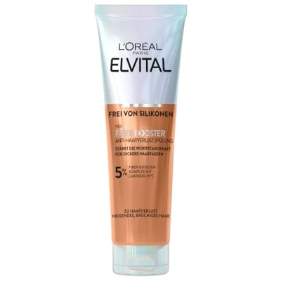 Obrázek L&#039;Oréal Paris kondicionér proti ztrátě vlasů Fiber Booster, vypadávání vlasů, pro hustší a silnější vlasy, posiluje vlasová vlákna, méně lámání Elvital,
