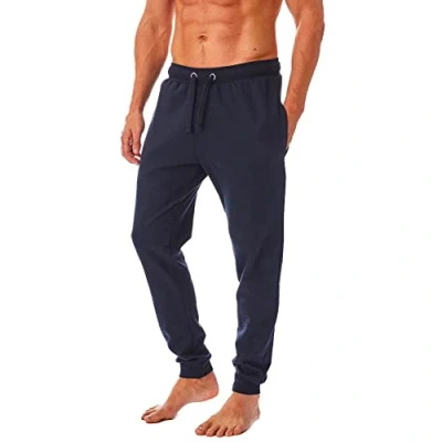 Obrázek Iron Mountain IMPNT206 pánské Recyklované příze Ekologické kalhoty na jogging s manžetami, námořnická modrá, 3XL
