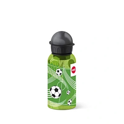 Obrázek Emsa Dětská nápojová láhev , 400 ml, bezpečnostní uzávěr, dětský fotbal, Tritan, 518125