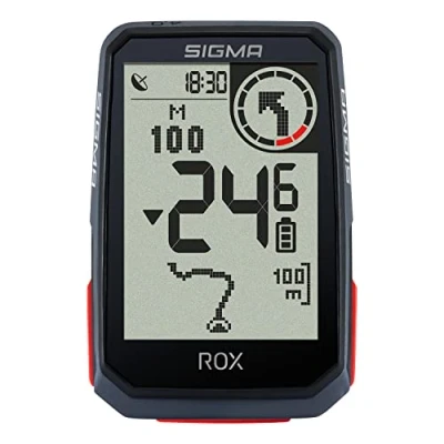 Obrázek Sigma Rox 4.0 GPS součástí klasický držák 00463 černá Cyklocomputer