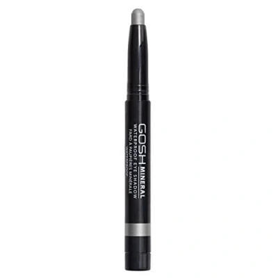 Obrázek GOSH Mineral Waterproof Eye Shadow I otočná tužka na oční stíny s krémovou texturou pro snadné nanášení a intenzivní barevné výsledky voděodolná, dlouhotrvající bez parfému 006 Metallic Grey