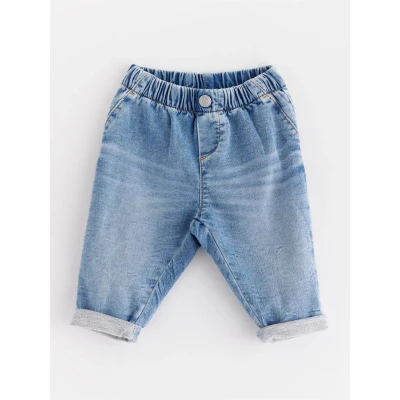 Obrázek Lindex Trousers Džíny Relaxed Fit pro děti, Velikost: 80, Denim blue
