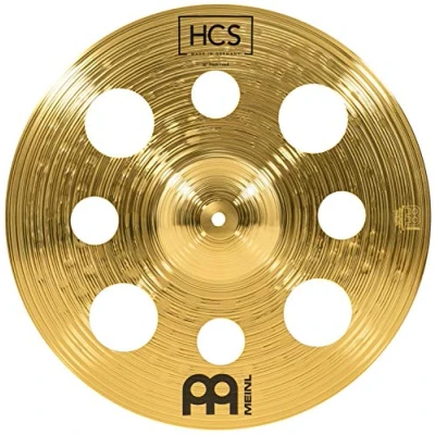 Obrázek Meinl Cymbals HCS Trash Crash — 16 palců (Video) bicí činely s otvory (40,64 cm) mosaz, tradiční povrchová úprava (HCS16TRC)