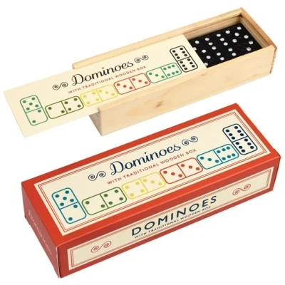 Obrázek Klasické domino v dřevěné krabičce