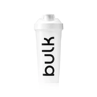 Obrázek Bulk Iconic Protein Shaker láhev, s drátěnou kuličkou, šejkr na bílkoviny, ledově bílý, 750 ml