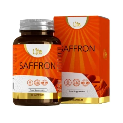 Obrázek LN šafrán 60 kapslí šafránu 90 mg (ze 4:1 výtažku ze šafránu) Saffron v jedné porci vysoce dávkované tablety genetické, bez lepku, mléka a alergenů vyrobeno GB
