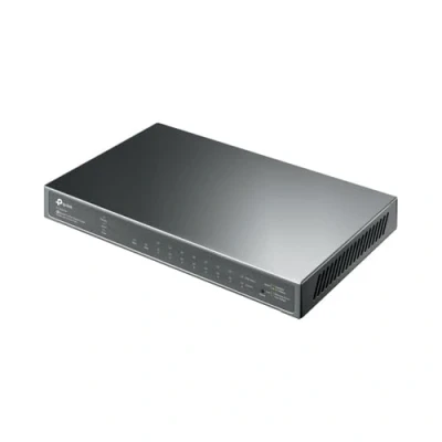 Obrázek TP Link TL SG2210P 10 Port Smart Switch s 8 porty PoE+ (61 wattů, centrální správa cloudu, integrované v Omada SDN, podpora IPv6, bezpečná síť) černý