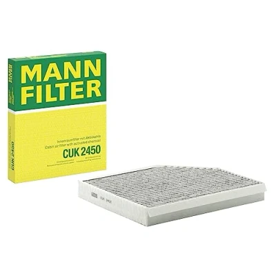 Obrázek MANN FILTER Interiérový filtr CUK 2450 pylový s aktivním uhlím pro osobní automobily