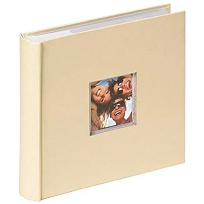 Obrázek walther design Fotoalbum krémové 200 fotografií 10 x 15 cm album na poznámky s vyraženým krytem, Fun ME 110 H