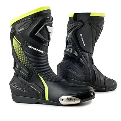 Obrázek Shima Rsx 6 pánské vintage retro silniční sportovní boty z kůže motocyklové holínky (41 46), fluo