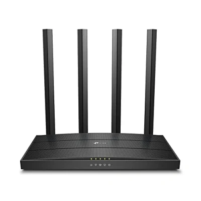 Obrázek TP Link Archer C80 dvoupásmový Wi Fi router (600 Mbit/s 2,4 GHz, 1300 5 GHz), 4 gigabitové LAN porty, tiskový / Media/FTP server, síť pro hosty nepodporuje funkci DSL