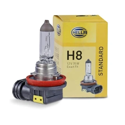Obrázek HELLA 8GH 008 356 121 halogenová žárovka H8 standard 12V 35W provedení patice žárovka: PGJ19 1 krabice množství: 1, karton
