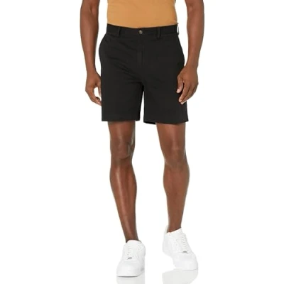 Obrázek Amazon Essentials Herren Klassisch Geschnittene Chinoshorts, 18 cm, Schwarz, 33W