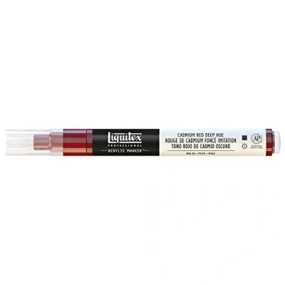 Obrázek Liquitex akrylový popisovač akrylová barva, kadmium červená tmavá imitace, 24 mm hrot