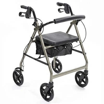 Obrázek NRS Healthcare A Serie 4 Rad Rollator, Gehhilfe Silber