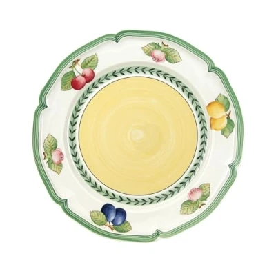 Obrázek Jídelní talíř Villeroy a Boch French Garden Fleurence, 26 cm, prémiový porcelán, bílý/barevný