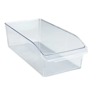 Obrázek WENKO Kühlschrank Organizer M, Aufbewahrungsbox für Kühl und Vorratsschrank zum Sortieren von Lebensmitteln, lebensmittelecht, transparentes Design, 31 x 9,5 15 cm, aus robustem PET