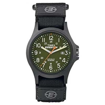 Obrázek Timex Pánské hodinky Expedition Acadia 40 mm, černá/zelená, sportovní