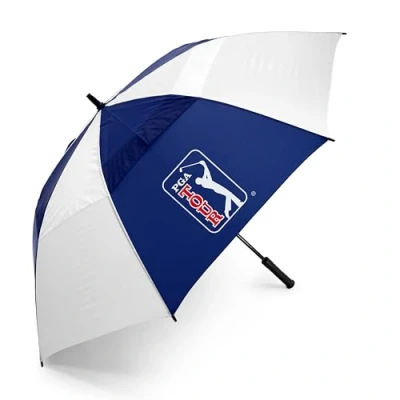 Obrázek PGA TOUR Deštník odolný proti větru, Modrá, bílá, Klasický