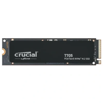 Obrázek Crucial Interní SSD T705 2TB PCIe Gen5 NVMe M.2, až 14 500 MB/s, Microsoft DirectStorage, 4.0 zpětně kompatibilní, Solid State Drive CT2000T705SSD3
