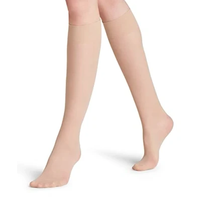 Obrázek FALKE Women&#039;s Matt Deluxe 20 DEN Hold Up Stockings Fine Sheer Transparent Black Natural More Colours Thin Plain For Summer Or Winter Any Look Casual Dress Work 1 pár, Béžová (Crystal 4409)