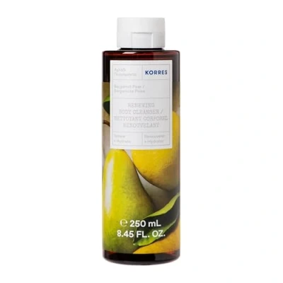 Obrázek KORRES Bergamot Pear revitalizující sprchový gel s aktivní aloe vera, dermatologicky testován, veganský, 250 ml