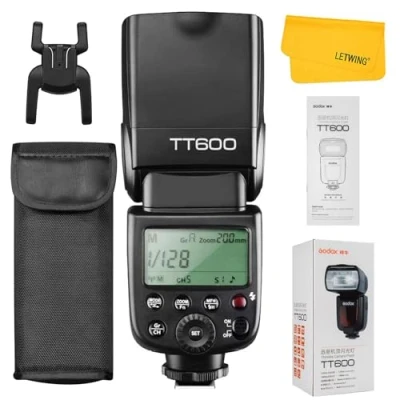 Obrázek Godox TT600 2. 4G Speedlite Master/Slave Blitz s integrovaným spouštěcím systémem pro Canon Nikon Pentax Olympus Fujifilm Panasonic (TT600)