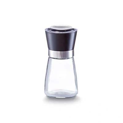 Obrázek Salz /Pfeffermühle, klein, Glas, schwarz