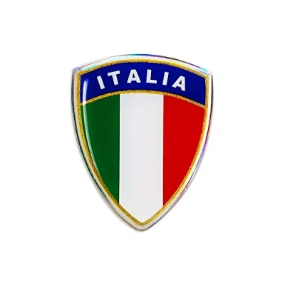 Obrázek 4R Quattroerre.it 495 3D Aufkleber klassischer Schild Italien, Transparentem