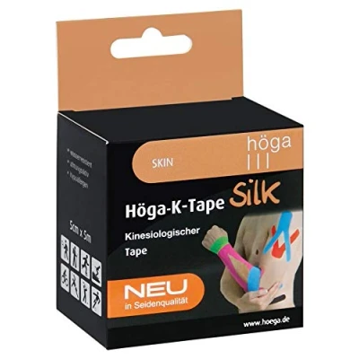Obrázek Höga K Tape Silk skin kineziologická páska v hedvábné kvalitě, 5 cm x m