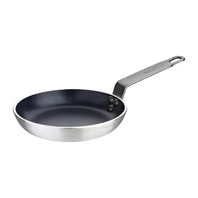 Obrázek Vogue 13079 pánev Blinis, nepřilnavý povrch, hliník, 150 mm, odolné, nádobí na smažení, stříbro