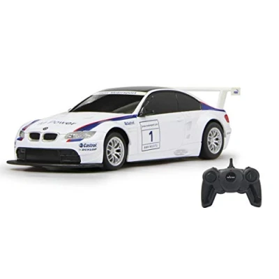 Obrázek JAMARA 403092 BMW M3 Sport 1:24 2,4Ghz offiziell lizenziert, bis zu 1 Stunde Fahrzeit bei ca. 9 Km/h, perfekt nachgebildete Details, hochwertige Verarbeitung, Weiß
