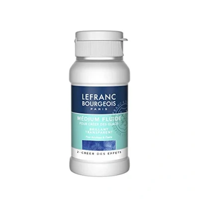Obrázek Lefranc &amp; Bourgeois 300661 malířský prostředek, pro akrylové barvy k vytváření lazur, transparentní lesklé tekuté médium 120 ml