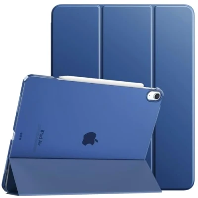 Obrázek TiMOVO pro iPad Air 13 palců pouzdro M2 2024, tenké 13&quot; (M2), podporuje Touch ID, Auto Schlaf/Probuzení ochranné s průsvitným zadním pouzdrem, pouzdro,