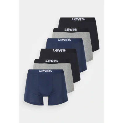 Obrázek Levi&#039;s MEN Basic Brief 6 PACK Boxerky, Muži, Velikost: Medium, Black/grey melange