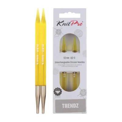 Obrázek KnitPro Trendy: Knitting Pins: Circular: Interchangeable: 6. 00 mm, akryl, tříděné, 6 mm