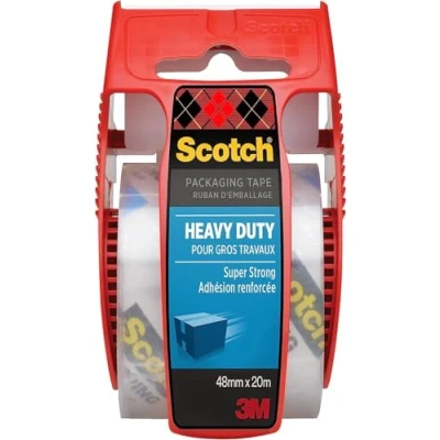 Obrázek 3M Scotch ruční odvíječ pro balíkovou lepicí pásku, 48 mm x 20,3 m, transparentní ideální uzavírání balíků a kartonů
