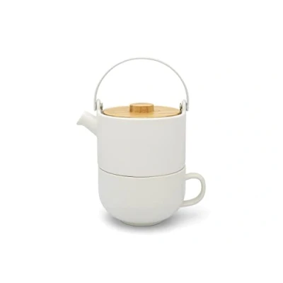 Obrázek Bredemeijer Bílá matná keramická sada Tea for one 0,5 litru, 2dílná