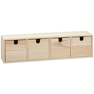 Obrázek Artemio 14002155 Schubladenschrank, Holz, Beige, 44 x 10 15 cm