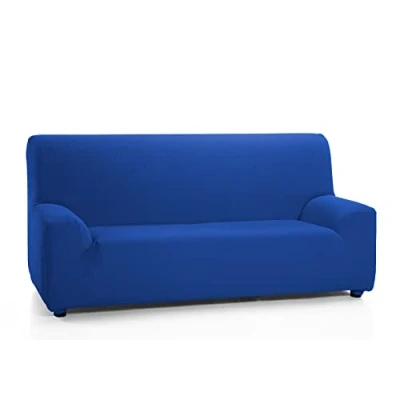 Obrázek Martina Home Túnez Elastischer Sofabezug, Stoff, Blau (elektrisch), 2 Sitzer (120 bis 170 cm), Electrisches