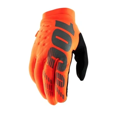 Obrázek 100% Dospělí Brisker rukavice, oranžová černá, XL