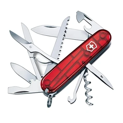 Obrázek Victorinox Švýcarský kapesní nůž Huntsman, Multitool, Swiss Army Knife, 15 funkcí, čepel, vývrtka, otvírák na konzervy